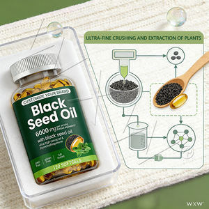 Gélules d'huile de nigelle à absorption rapide, formule personnalisée en gros, favorise la santé cardiovasculaire - Product Image 5