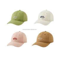 Gorra de Béisbol Ajustable Económica Multicolor con Bordado 3D Unisex, Gorra Deportiva con Protección Solar para Trabajo al Aire Libre
