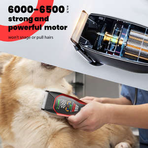 ENSSU Professional Cordless Pet <strong>Hair</strong> Trimmer Low Noise Big Dog Cat Grooming <strong>Clipper</strong> OEM High Power Pet <strong>Hair</strong> <strong>Clipper</strong> - Product Image 2