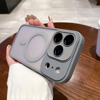 Nouvelle conception Coque de téléphone magnétique en PC rigide mat Coque de téléphone semi-transparente givrée pour iPhone 11 12 13 14 15 16 17 Pro Max