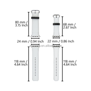 Bracelet de montre vierge pour sublimation RTS, remplacement en similicuir PU, bracelet de montre personnalisé pour <span class=keywords><strong>Apple</strong></span> - Product Image 3