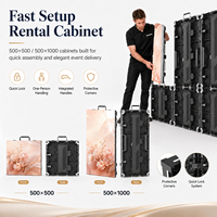 Pantalla LED P2.97 para Exteriores de Alquiler, 500x500mm, 7680Hz, Pantalla LED para Escenarios, Video Wall para Bodas, Ceremonias, Eventos, Fábrica