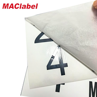 Autocollants en vinyle imperméables MAC, lettres autocollantes amovibles, découpées sur mesure, rouleau de lettrage personnalisé pour Cricut
