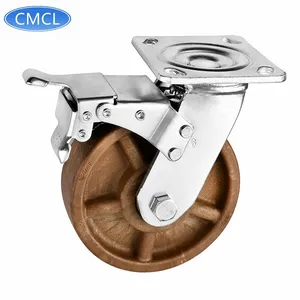 CMCL 4 <span class=keywords><strong>5</strong></span> 6 Zoll temperaturbeständige Rollenrad-Hochtemperatur-Ofen-Rack Rollen - Product Image 1