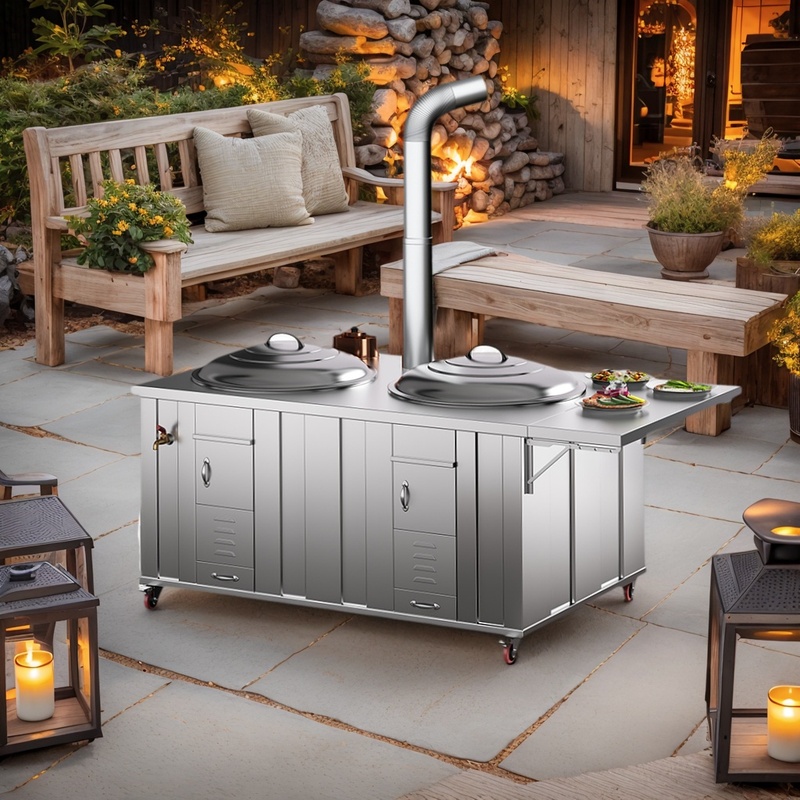 Multi Fuel Capable Wood Burning Cook