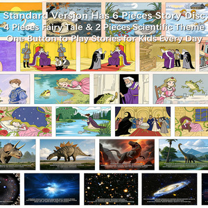 2026 Nuevo Set de Inicio Story Dream Machine, Hora de Cuentos, Libros, El <span class=keywords><strong>Patito</strong></span> Feo, Los Nuevos Trajes del Emperador, El Príncipe Rana - Product Image 2