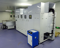Nouvelle machine de flocage électrostatique automatique XT-150 LINE pour écouvillon/tête de couleur à lèvres produisant un séchoir intégré