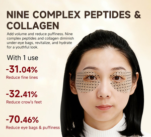 Parches de Hidrogel de Colágeno con Aceite para <span class=keywords><strong>Ojos</strong></span>, Tratamiento Reafirmante con Péptidos, Etiqueta Privada, Venta al por Mayor - Product Image 3