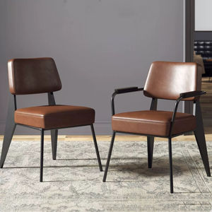Chaise de salle à manger créative rétro Design <span class=keywords><strong>scandinave</strong></span> clair Bar et fer Table de loisirs Combinaison industrielle Café Bar <span class=keywords><strong>Fauteuil</strong></span> - Product Image 1