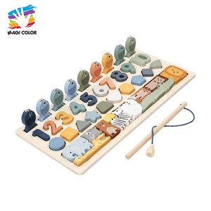 Hölzernes Abakus-<span class=keywords><strong>Flipchart</strong></span> mit Bauernhof-Motiven, Tier- und Lebensmittelaufdrucken, 2-in-1 Lernspielzeug zum Zählen und Schreiben W12A073 - Product Image 4
