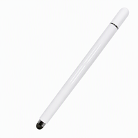 Pena Stylus Dual Tip untuk iPad & Tablet Android, Pena Kapasitif Pasif 2-in-1 dengan Ujung Disc & Fiber Mesh, Tanpa Baterai, Grosir OEM