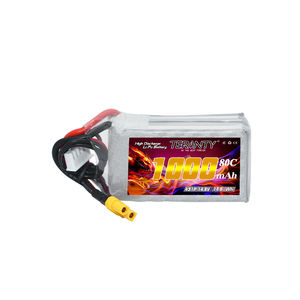 แบตเตอรี่ลิโพ TERANTY รุ่นอัพเกรด 1000mAh 4S 14.8V 80C/160C สำหรับโดรนบินในอาคาร ความเร็วสูง แรงดันสูง จำนวน 1-5 ชิ้น - Product Image 2