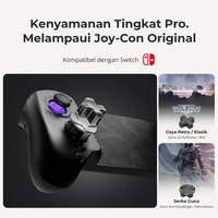 Manette de jeu mobile ABXYLUTE S8 pour Lite, sans fil, légère, ergonomique, avec boutons arrière personnalisables