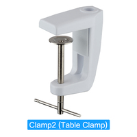Support de fixation mural pour lampe de bureau portable, pince de table pour lampe loupe