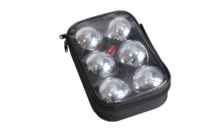 Boules de pétanque en métal, 6 boules, ensemble de pétanque avec sac de transport
