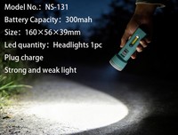 Senter Mini Saku ABS Isi Ulang dengan Lampu LED Multifungsi yang Kuat untuk Penggunaan Berkemah, Berperingkat IP20