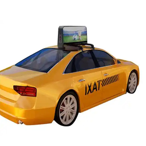Al Aire Libre impermeable IP65 Taxi Top P5 pantalla LED de doble cara a todo color Video 4G/WiFi/USB/GPS coche techo pantalla publicidad medios - Product Image 1