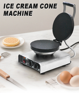 Máquina para Hacer Conos de Waffle Individuales, Diseño de Molde Curvo, Conos Terminados con Forma Estándar y Mayor Atractivo Comercial, OEM ODM - Product Image 1
