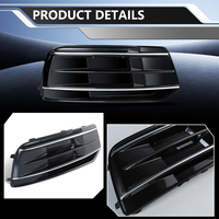 Grille de protection de phare antibrouillard avant de voiture de haute qualité avec garantie, finition brillante en nid d'abeille pour Audi Q5 2018 2019 2020 2021 2022