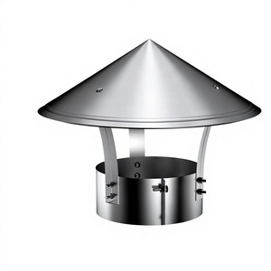 Capot <span class=keywords><strong>de</strong></span> cheminée en acier inoxydable 201, pare-vent extérieur pour cheminée et <span class=keywords><strong>poêle</strong></span> rustique - Product Image 1