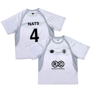 Camiseta de fútbol personalizada OEM, camiseta de fútbol con sublimación de alta calidad, ropa de calle de diseño, camiseta de fútbol - Product Image 1