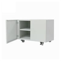 Mobilier de bureau support de copieur en métal multifonctionnel armoire de copieur support d'imprimante mobile avec roues