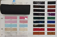 Accessoires pour bagages et sacs à main en cuir verni PVC gaufré à motif cristal de 0,7 mm d'épaisseur ; Résistant à l'abrasion ; Cuir ; G1808