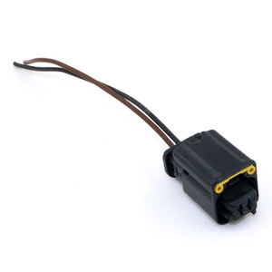 Toptancı boynuz otomobil elektronik EV 2 Pin oto erkek ve Nissan Versa dişi konnektör Mazda için 2008 radyo kablo demeti - Product Image 4