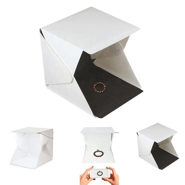 Foldable Portable Photography LED Lightbox Photo Box Studio Light Box Dimmer Photography