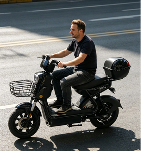 Bicicleta Eléctrica Eficiente de Alto Torque con Motor de 800W, Ahorro de Energía, Ideal para Salidas Familiares de Fin de Semana, con Batería de Plomo-Ácido - Product Image 3