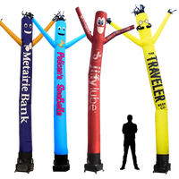 NO.1 Gonflable Publicitaire Personnalisé d'Extérieur pour Salons Professionnels, Skydancer à Vent pour Fêtes, Scènes, Événements, Sports et Mariages