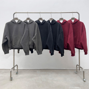 Felpe <span class=keywords><strong>Oversize</strong></span> da <span class=keywords><strong>Uomo</strong></span> con Logo Personalizzato, Felpe con Spalle Scese, Pullover in Spugna Francese Pesante, <span class=keywords><strong>Felpa</strong></span> da <span class=keywords><strong>Uomo</strong></span> - Product Image 1