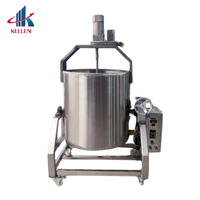 Marmite de cuisson électrique automatique en acier inoxydable 304, mélangeur de sauces chili et tomate, moteur 220V, capacité 15kg