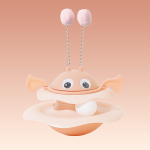 Bee <span class=keywords><strong>Roly</strong></span> <span class=keywords><strong>Poly</strong></span> Play Disk pratico giocattolo interattivo per gatti auto-divertente strumento di arricchimento del gatto realizzato in materiale resistente PP - Product Image 6