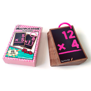 बच्चों के लिए फ्लैशकार्ड कस्टम शैक्षिक खिलौने गुणा और घटाव फ्लैश कार्ड प्रिंटिंग सीखने के लिए - Product Image 3
