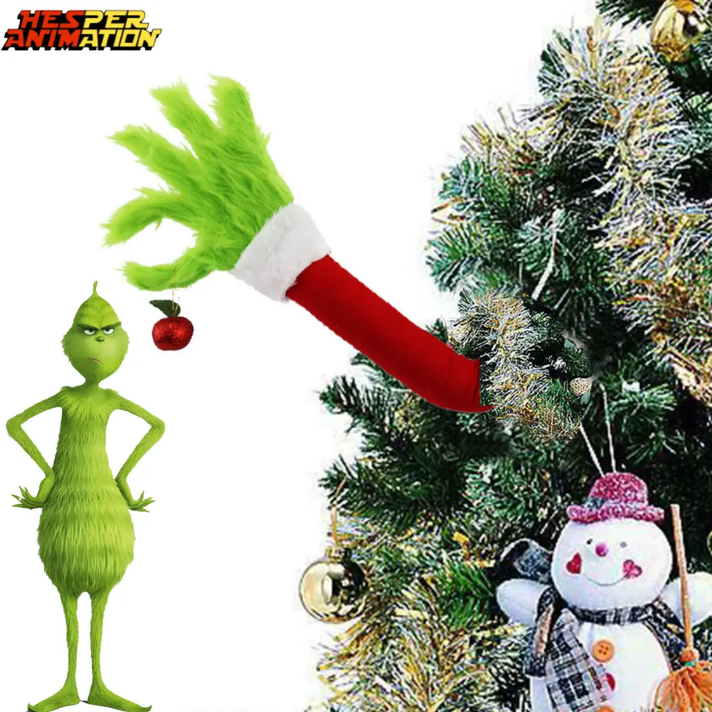 2023 Nieuwe Grinch Kerstversieringen Kerstboom Opknoping Decoratie Grinch Groene Monster Knuffel Decoratie