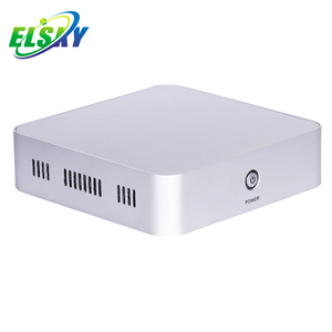 ELSKY Fanless <b>Mini</b> PC HD4000 with Itx Motherboard QM9700 Dual Core I3 I5 I7 I3-7100U SATA3.0 SSD HDD 4K Display Pc - Product Image 3