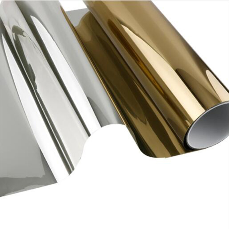 Теплоизоляционные строительные окна от солнца зеркальная Светоотражающая односторонняя перспективная для защиты от солнца стеклянная пленка для взрывозащищенное стекло