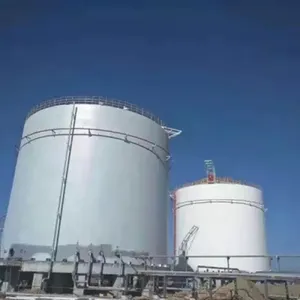 200-50000m3 grand réservoir à fond plat de stockage de liquide cryogénique pour Lin/Lng/Lox/Lpg/Lar/Lnh3