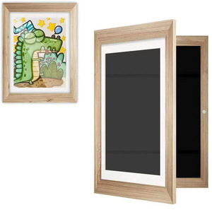 Cadre d'art pour enfants, cadre en bois pour Poster, <span class=keywords><strong>dessin</strong></span>, peintures, affichage d'images, décoration de la maison - Product Image 4