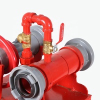 Unité mobile d'extinction d'incendie à mousse en acier au carbone, système de chariot à réservoir de mousse horizontal pour entrepôt de raffinerie pétrolière
