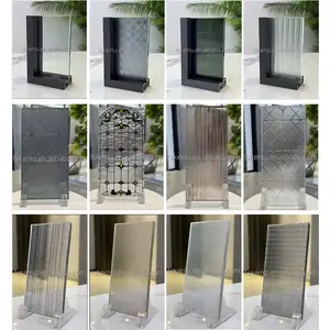 Profesional personalizado insonorización de aluminio balcón puerta plegable de vidrio templado Puerta de Patio plegable