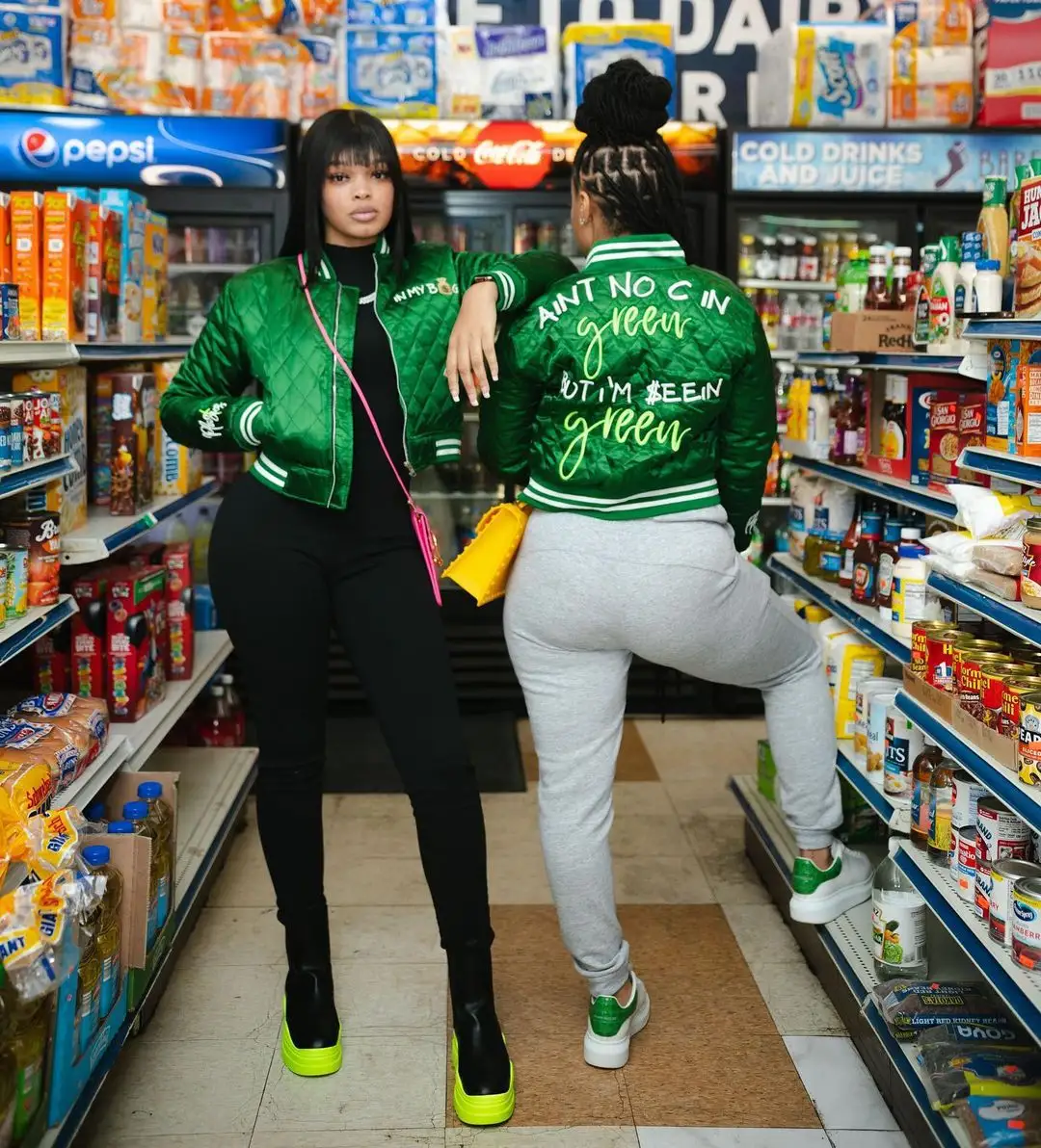 Chaqueta informal para mujer, abrigo corto para gimnasio activo, ropa deportiva para mujer, Cazadora Bomber de béisbol con letras para mujer 2022