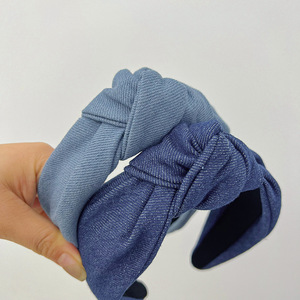 Diadema de Mezclilla con Nudo, Accesorio para el Cabello, Diadema para Mujer, Moda 2023 - Product Image 3