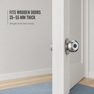 Cerradura inteligente Q02-TTSmart con control de cámara de timbre, huella dactilar, cilindro para el hogar y dormitorio, y herramienta de apertura de cerraduras. - Product Image 3
