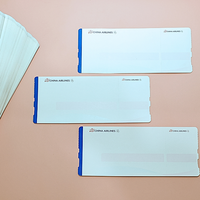 Autocollants personnalisés Dingfeng imperméables pour billets d'avion, cartes d'embarquement, billets de cinéma de haute qualité – Vente en gros