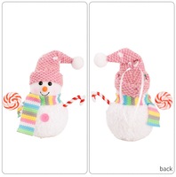 Nouveauté : Lampe LED Bonhomme de Neige Lumineux pour Décoration de Table de Noël, Ornement de Scène Intérieure Festive