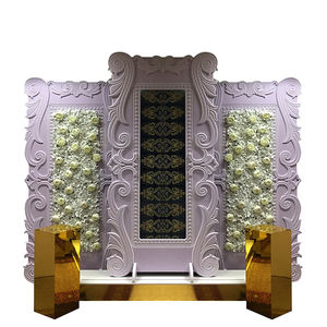 الفاخرة الذهب مرحلة عالية الجودة رخيصة الحدث pvc خلفية لحضور حفل زفاف - Product Image 3