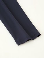 Robe midi décontractée et élégante pour femme, nouvelle collection 2026, avec épaulettes, style rétro chic à manches longues.