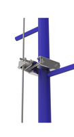 JVW 75m Ligne de vie verticale auto-rétractable en acier inoxydable industriel avec boucle de connexion rapide pour la protection antichute des mât de télécommunications monopôles